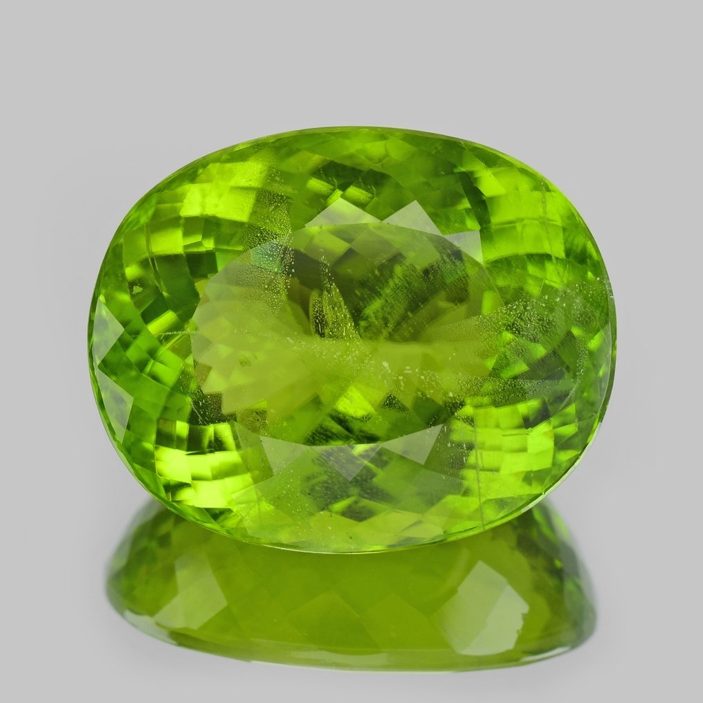 1 pcs 黄色, 绿色 橄榄石 - 15.66 ct - 国际宝石研究院(IGI) #1.0