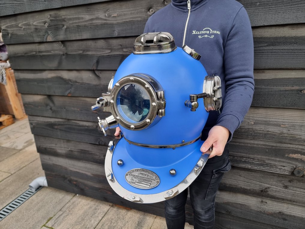 Dykarhjälm - Metall - XL - U.S. Navy #1.0