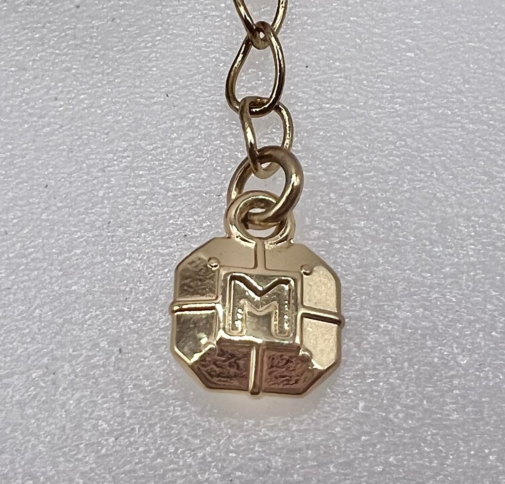 Monet - 全新!时尚且精致的设计 - 水晶 - 22克拉镀金 - 頸鏈 #4.3