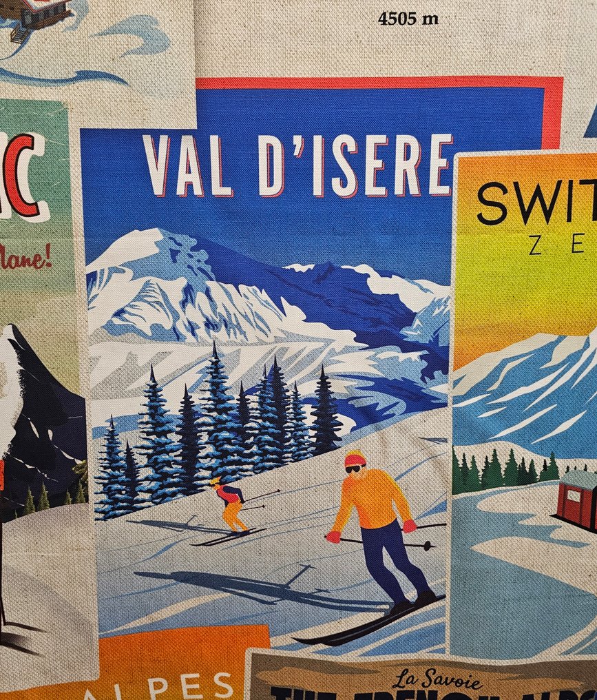 300x280厘米！用于滑雪场广告牌的布料，超大比例报告 - 纺织品  - 300 cm - 280 cm #3.2