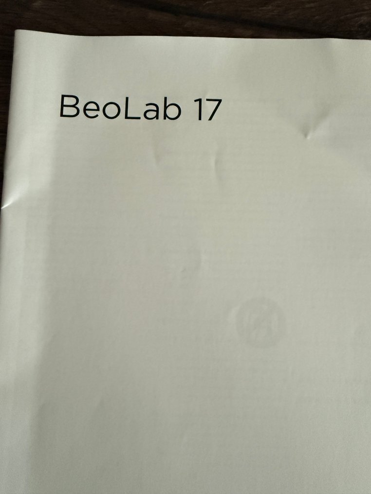 Bang & Olufsen - Beolab 17 ICE WISA Speaker set #2.1