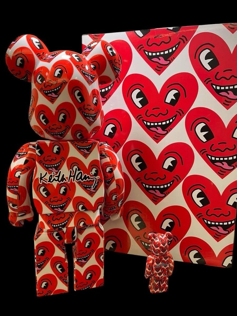 Medicom Toy - Be@rbrick KEITH HARING #6 100% & 400% bearbrick #1.0