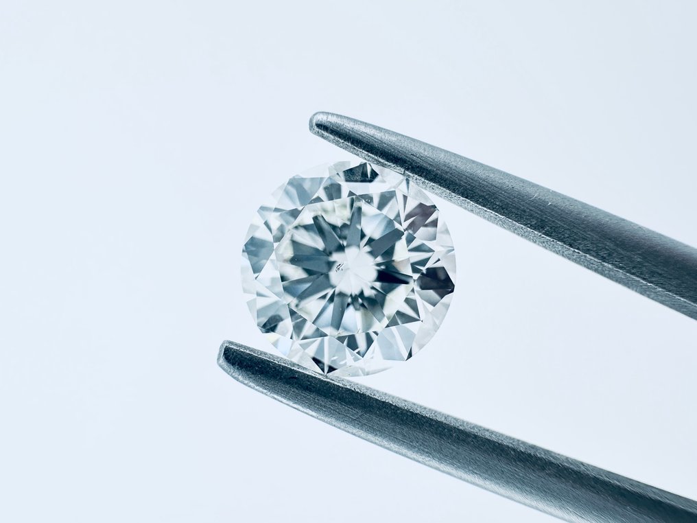 1 pcs 钻石  (天然)  - 1.01 ct - 圆形 - J - SI2 微内含二级 - 美国宝石研究院（GIA） - （自然） #4.3