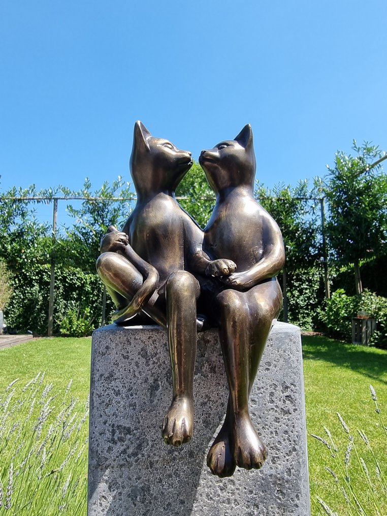 Αγαλματίδιο - Cats in love - Μπρούντζος #1.0