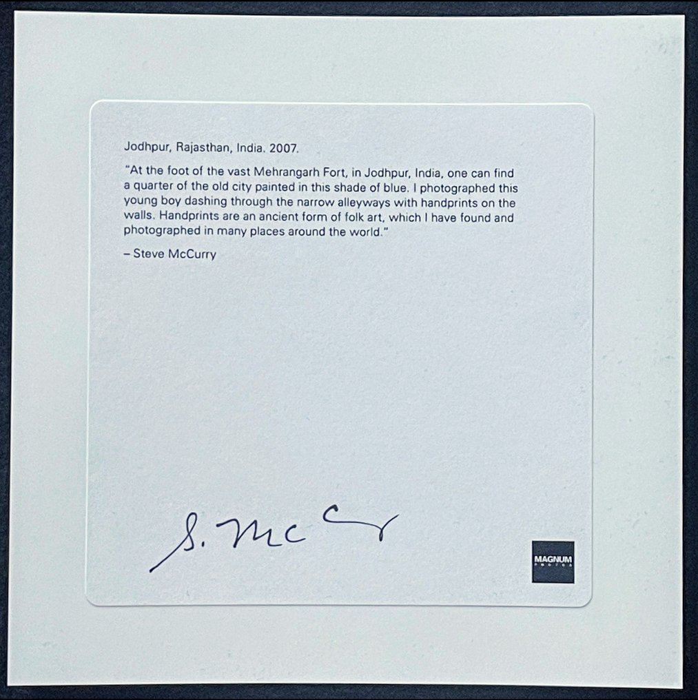 Steve McCurry (1950–) - Jodhpur, Rajasthan, India 2007 #2.1