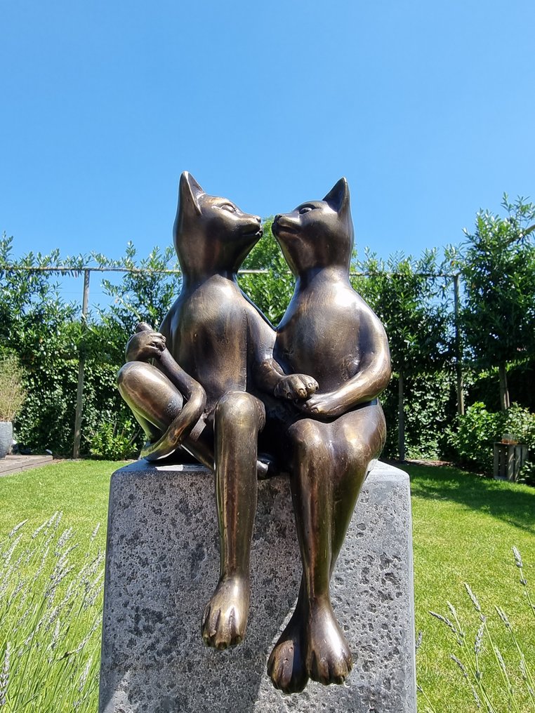 Αγαλματίδιο - Cats in love - Μπρούντζος #1.0