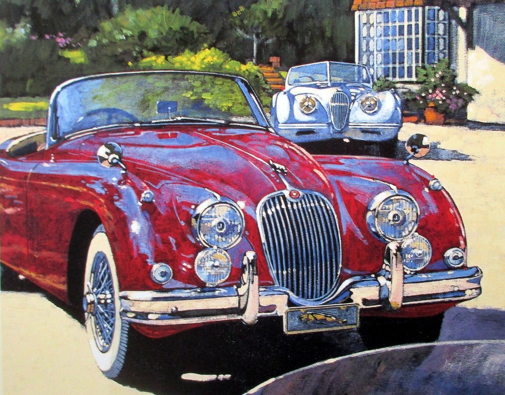Jaguar XK120,XK 150 and the D type - "Classic Stable" By Barry Rowe - Jaguar #2.1
