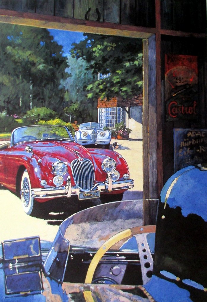 Jaguar XK120,XK 150 and the D type - "Classic Stable" By Barry Rowe - Jaguar #1.0