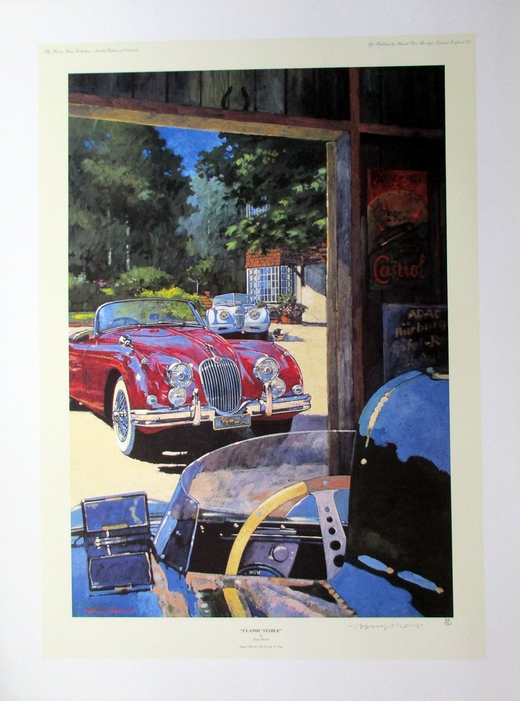 Jaguar XK120,XK 150 and the D type - "Classic Stable" By Barry Rowe - Jaguar #1.0