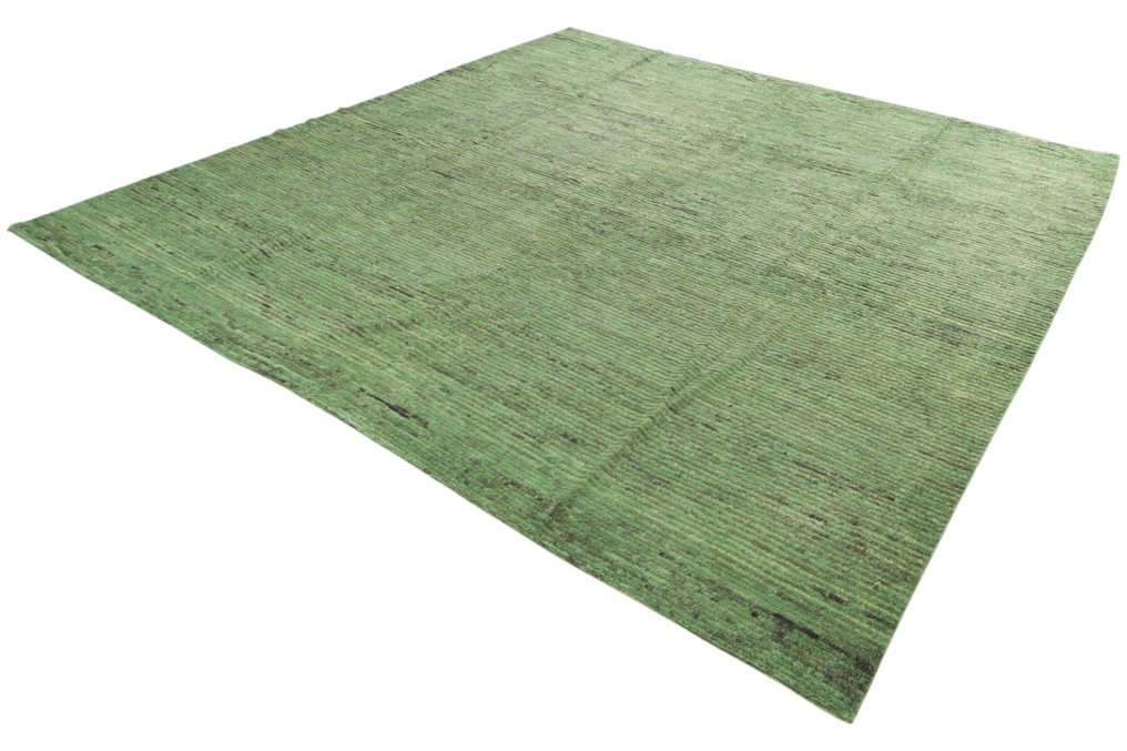 Ontwerper halve tapijt halve Kelim - Vloerkleed - 375 cm - 344 cm #1.0