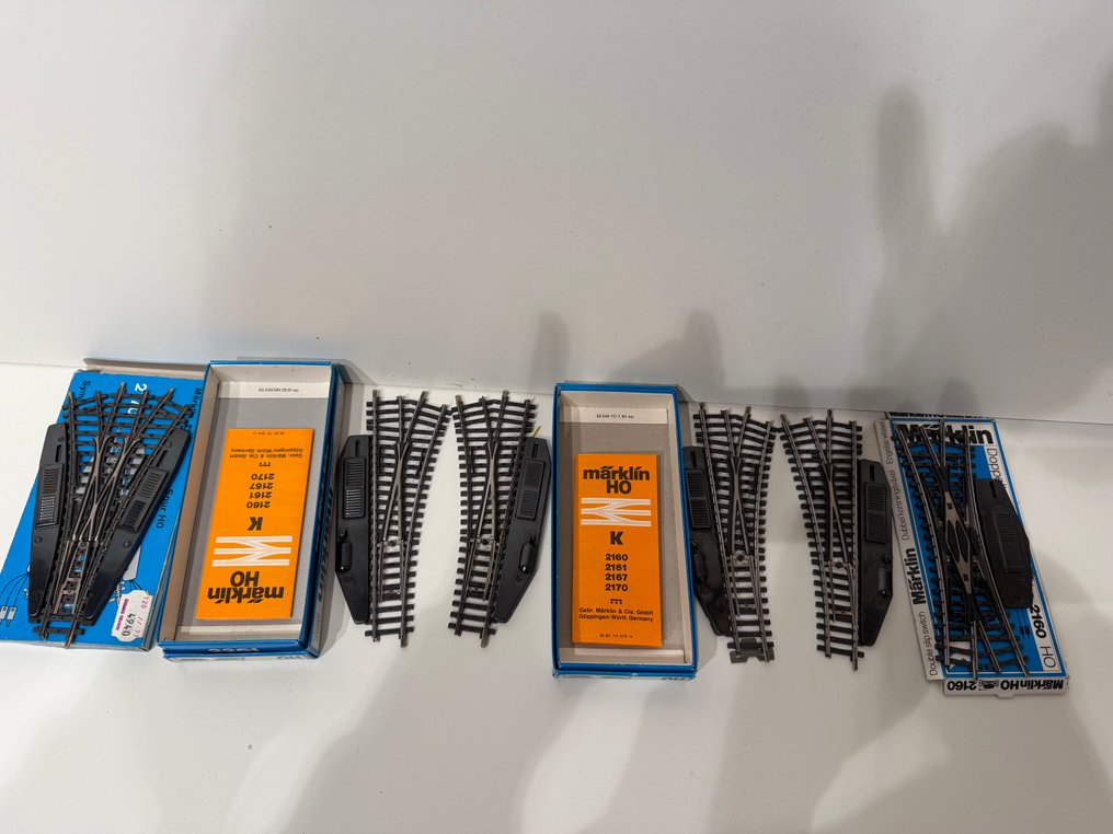Märklin H0 - 2170 , 2160, 2261 - Modellvonat sínek (6) - K Wissels #1.0