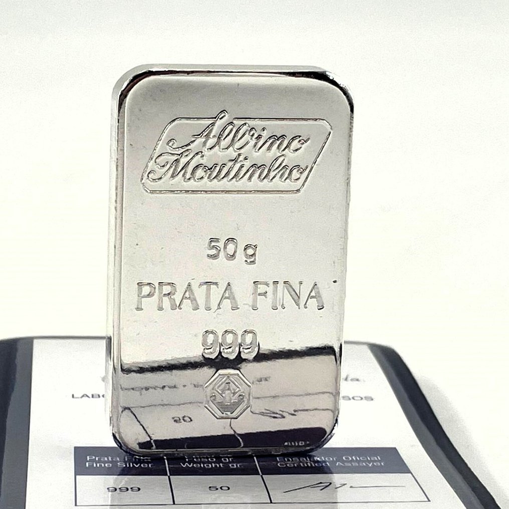 50 grams - Ezüst .999 - Albino Moutinho - With certificate  (Nincs minimálár) #2.1