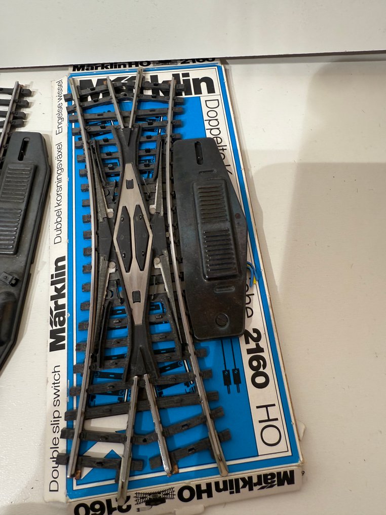 Märklin H0 - 2170 , 2160, 2261 - Modellvonat sínek (6) - K Wissels #2.1