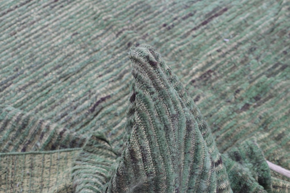 Ontwerper halve tapijt halve Kelim - Vloerkleed - 375 cm - 344 cm #2.1