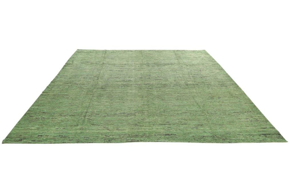 Ontwerper halve tapijt halve Kelim - Vloerkleed - 375 cm - 344 cm #1.0