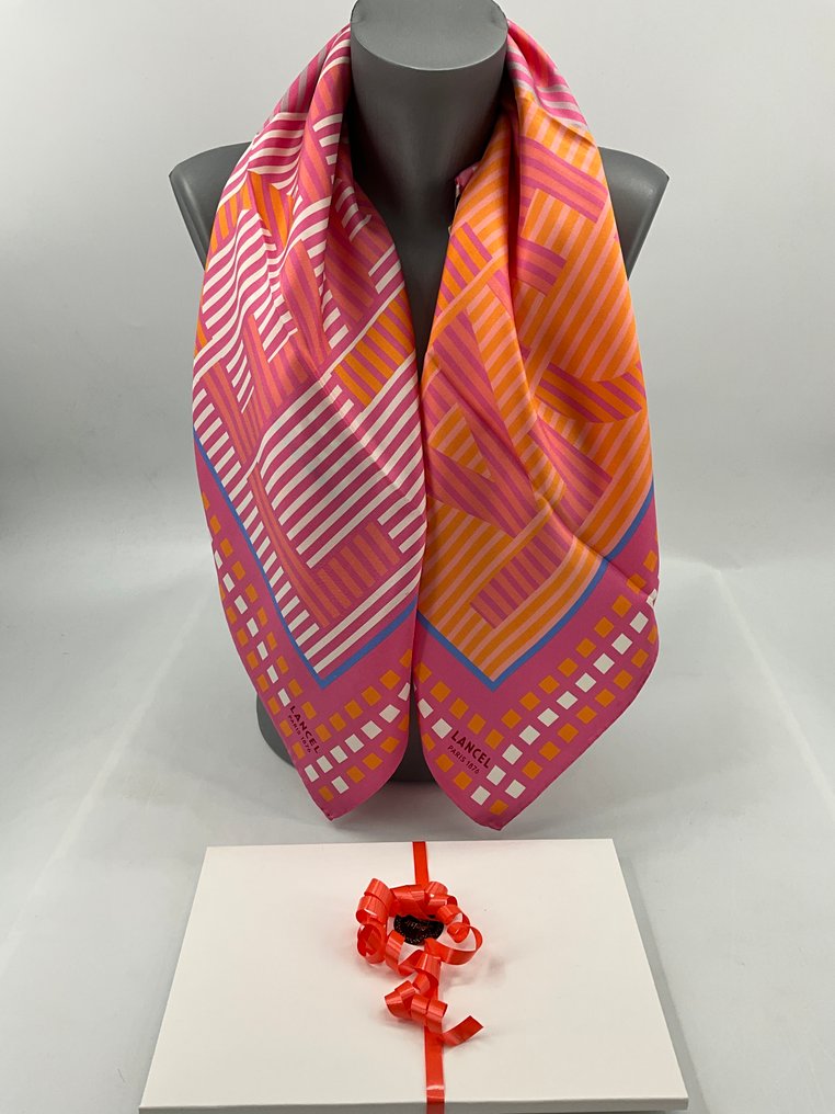 Lancel - PARIS 1876 , monogramme / - 圍巾 #3.2