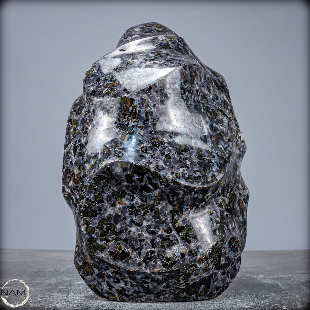 Large Natural Merlinit - Indigo Gabbro Flacără- 5511.23 g #1.0