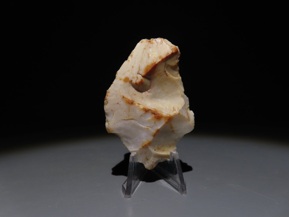 欧洲 燧石 手斧 - 小刀。5.5 厘米 高,新石器时代,公元前6000 - 4000年 (没有保留价) #1.0