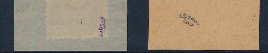 Γερμανική Αυτοκρατορία - Κατοχή της Ρωσίας (1914-1918) 1918 - Έκτακτη ανάγκη Dorpat σε 2 κομμάτια, τέλεια ακυρωμένα, το καθένα ελεγμένο - Michel Nr. 1/2 #2.1