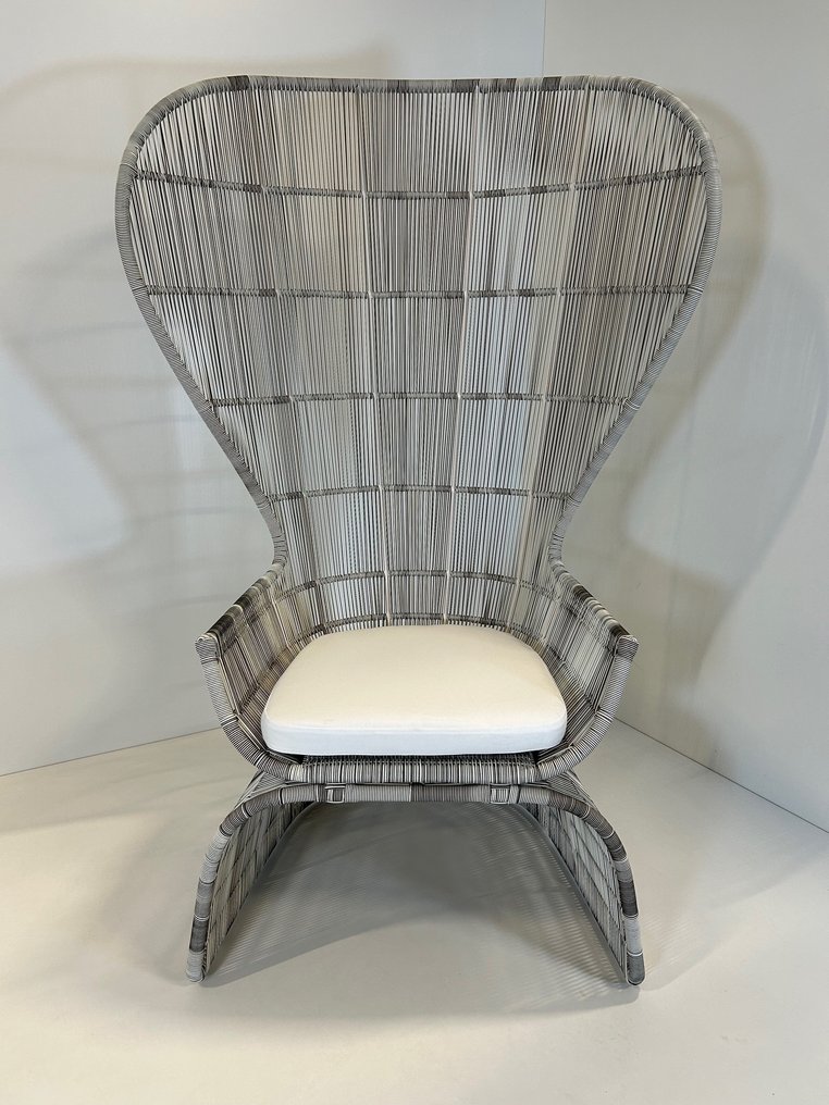 B&B Italia - Patricia Urquiola - Πολυθρόνα - Crinoline C5P εξωτερικού/εσωτερικού χώρου. - NUOVA ίνες πολυαιθυλενίου/ αλουμινίου #2.1