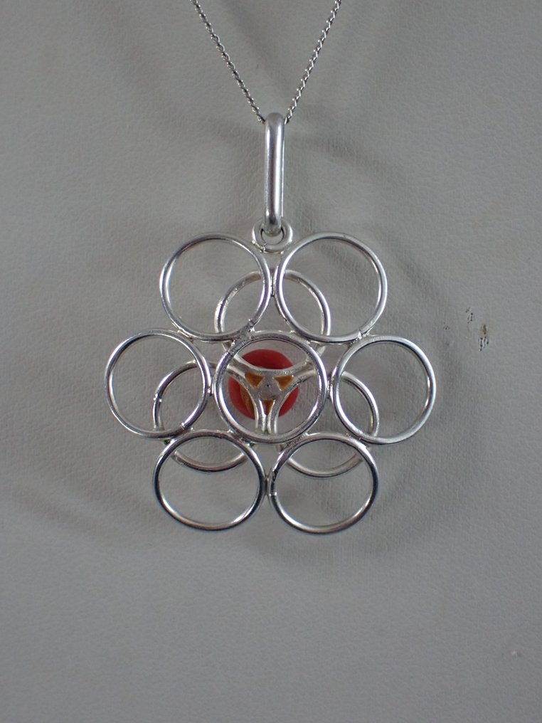 Prata - Colar com pingente - Koraal - Bauhaus #3.2