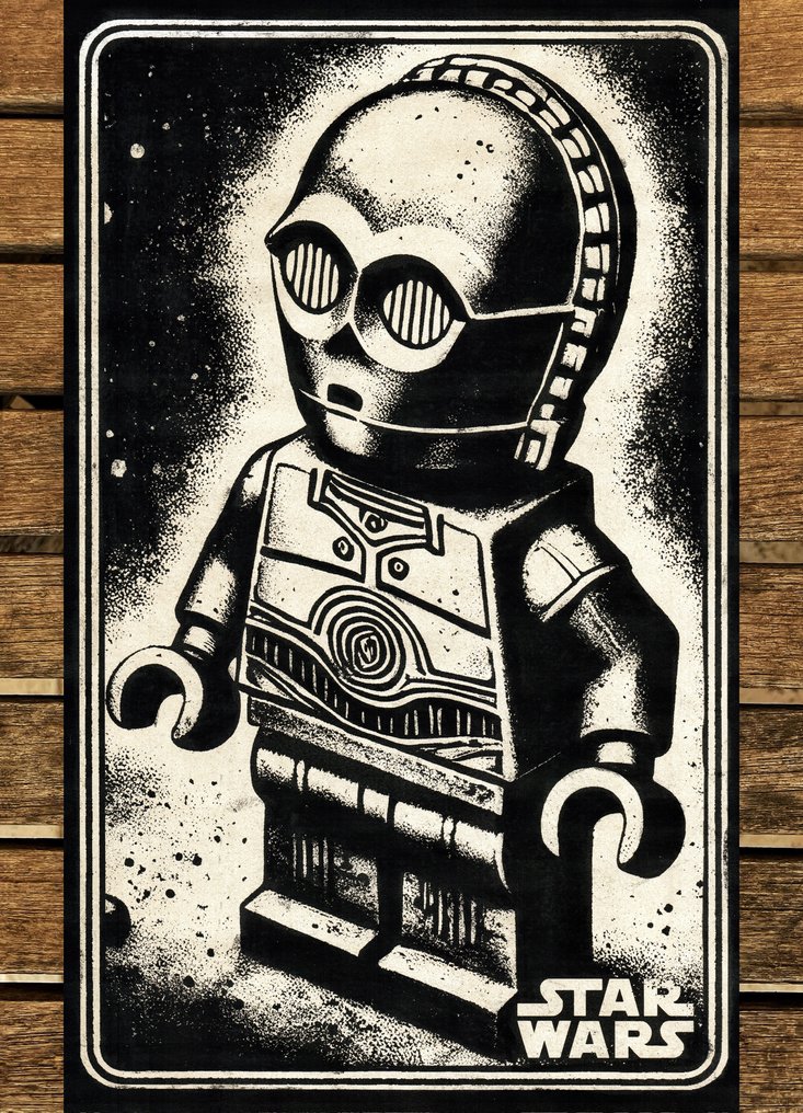 Æ (XX-XXI) - (Set of 3) - Lego Star Wars - Signed, numbered & CoA #4.3