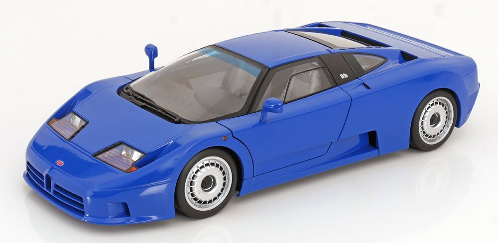 kk-scale 1:12 - Αυτοκίνητο μοντελισμού - Bugatti EB110 - 1991 - Blauw - Πολύ λεπτομερές μοντέλο! #4.3