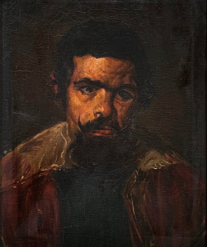 European School (XX), After Velázquez - Portrait of the Dwarf known as "El Primo" #1.0