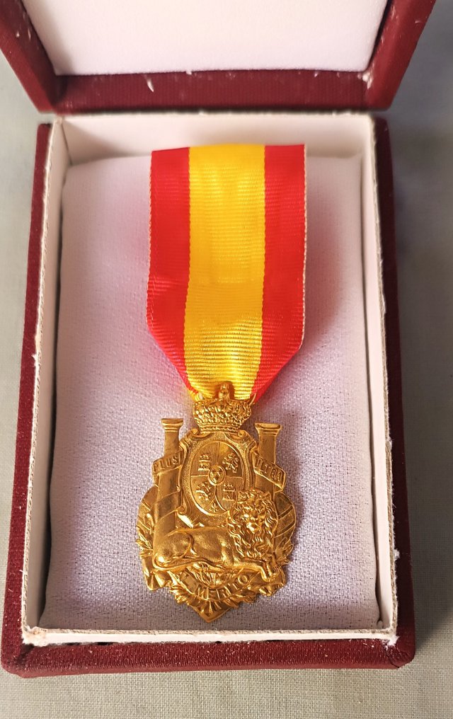 Spain - Military medal - Gold Medal of Merit, First Class, of King Alfonso XII #1.0