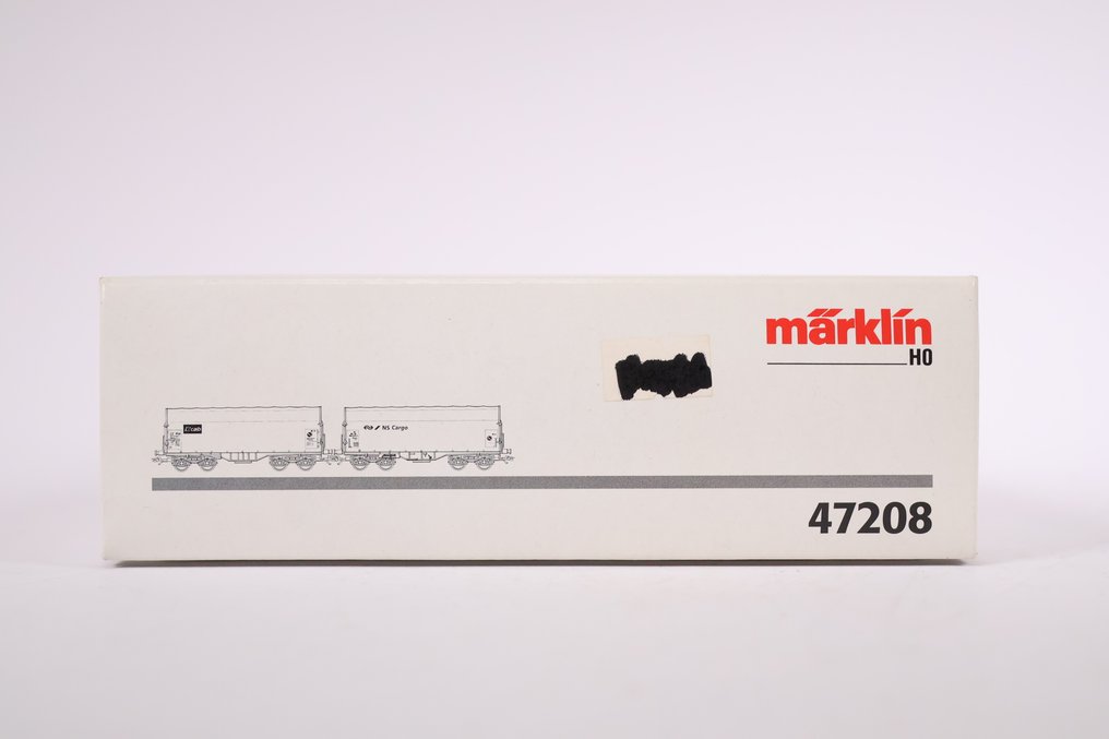Märklin H0 - 47208 - Modeltog godsvogn sæt (1) - Sæt med to huifvogne - NS, NS Cargo #3.2