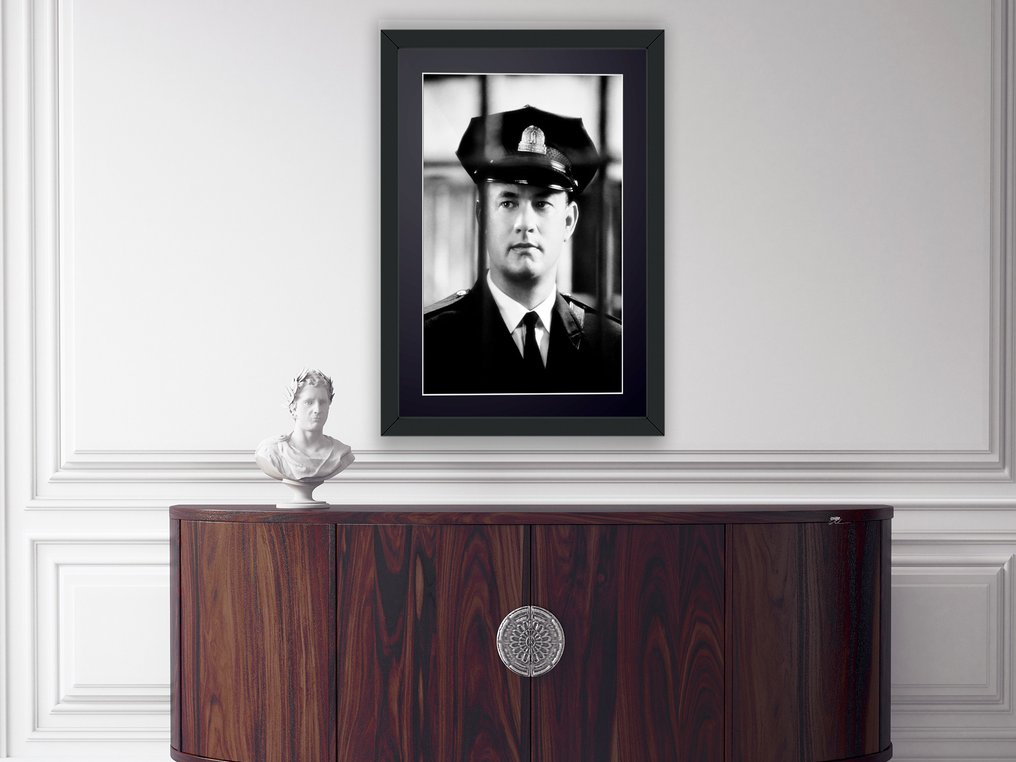 Tom Hanks - The Green Mile (1999) - Fine Art Photography - Luxury Wooden Frame 70X50 cm - Limited Edition 01 of 30 - Serial 20056 - Original Certificate (COA), Hologram - 100% New. Shipping Reduction from 3 items #2.1