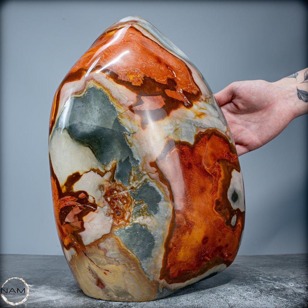 Natural large rare color polychrome agate Freeform- 13681.79 g #2.1