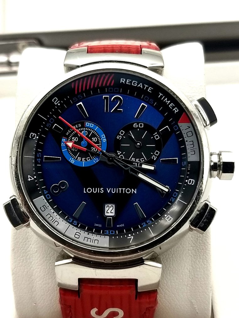 Louis Vuitton Tambour Regate Timer Sans Prix de Réserve Q102D