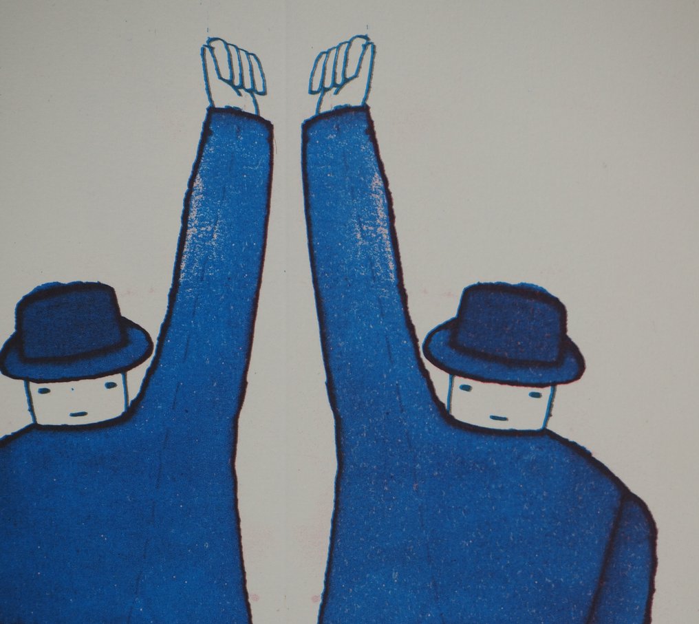 Jean-Michel Folon (1934-2005) - Homme et son double #2.1