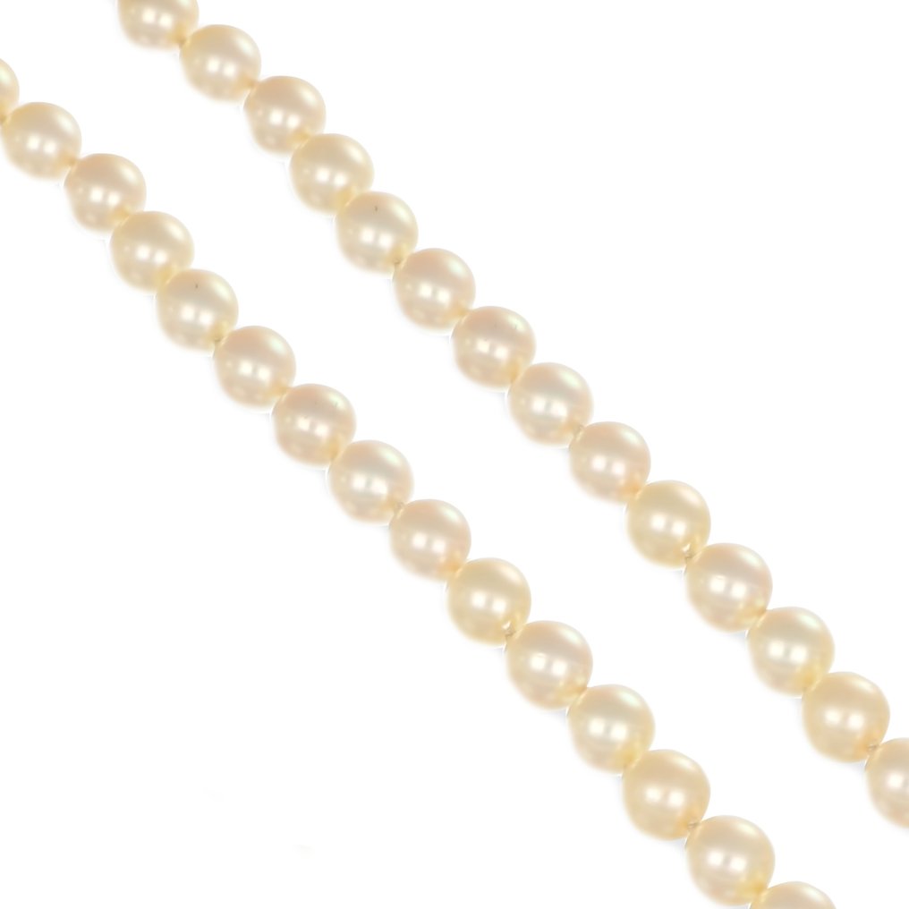 Κολιέ - 18 καράτια Κίτρινο χρυσό - Μαργαριτάρι #1.0