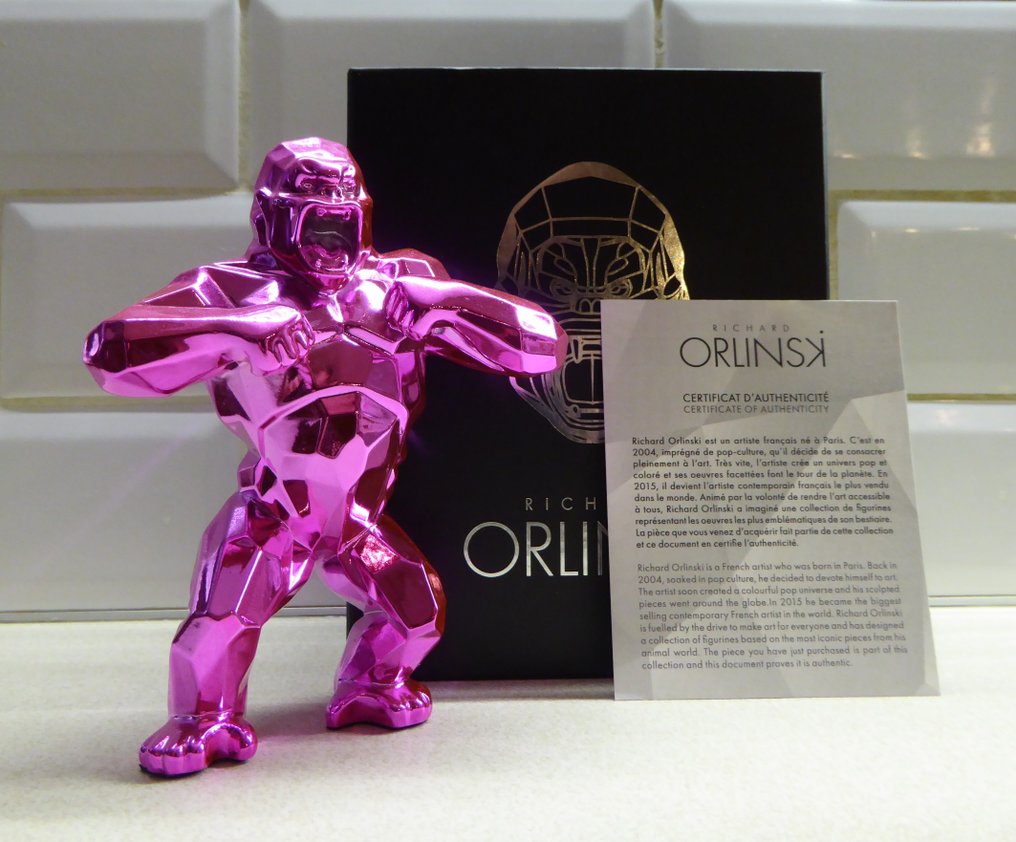 Richard Orlinski (1966) - Kong Spirit - Pink Edition #1.0