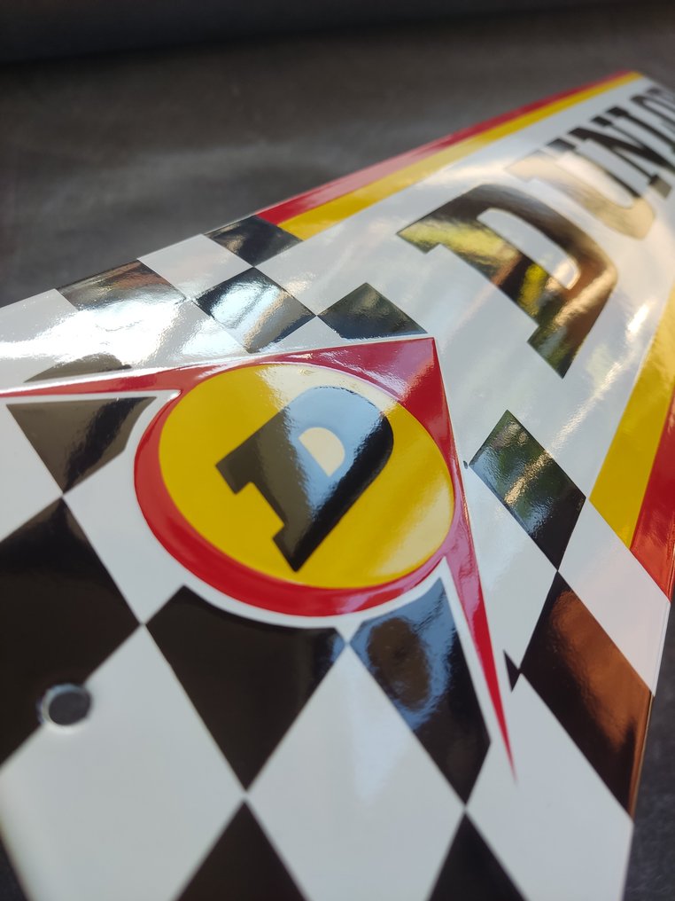 Dunlop - Tyres Dunlop Reifen enamel sign Emailschild Emaille Schild #1.0