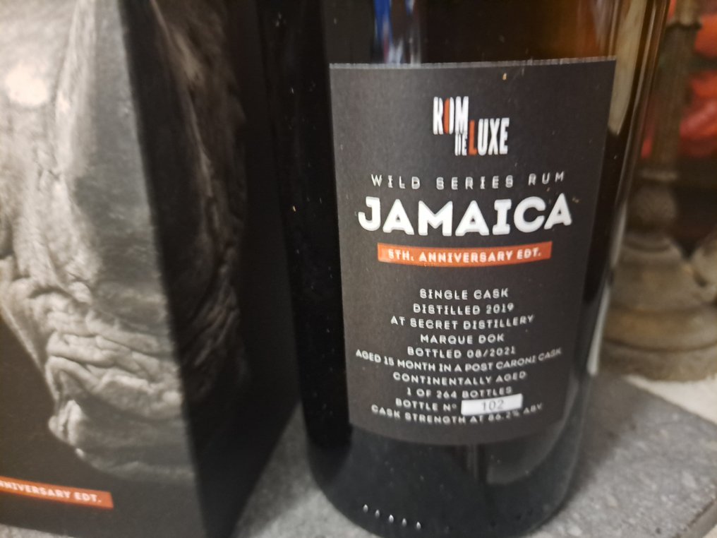 Hampden 2019 Rom de Luxe - DOK - Wild Series - 5th Anniversary   - b. 2021  - 70 cl #3.2