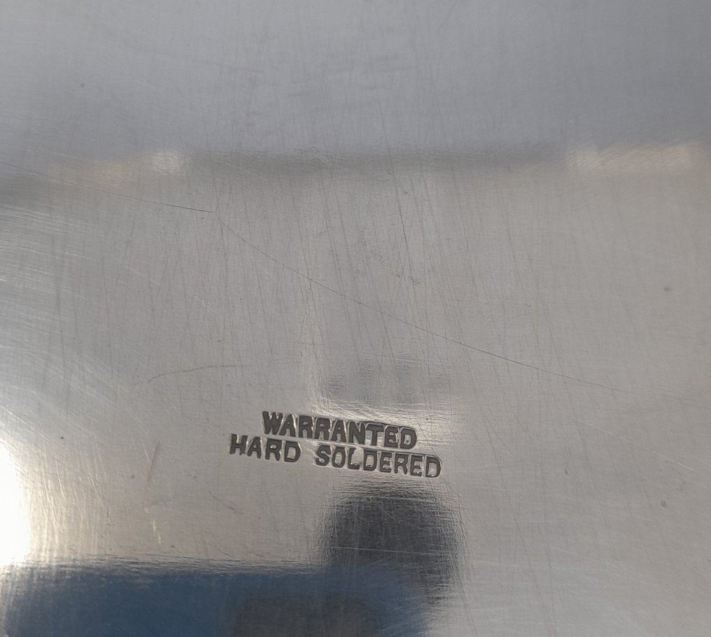 Mappin & Webb - Tarjoiluastia - Hopeoitu - Salver, 1905–1925 #4.3