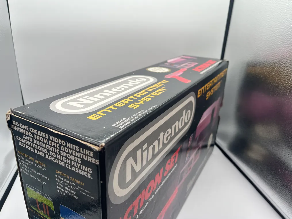 Nintendo - Nes - ACTION SET in Very Good Condition - Complete In Box with Poster - Video game console + games - In original box #4.3