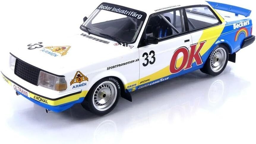 IXO 1:18 - Model race car - Volvo 240 Turbo #33 ETCC Zolder 1985 - P.-G. Andersson / G. Petersson / M. Linden #3.2
