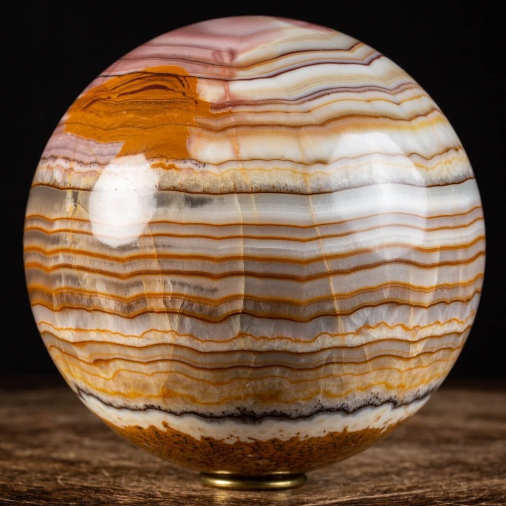 非凡品质——Iris Onix Sphere——首选墨西哥Onix - 高度: 150 mm - 宽度: 150 mm- 4980 g #1.0