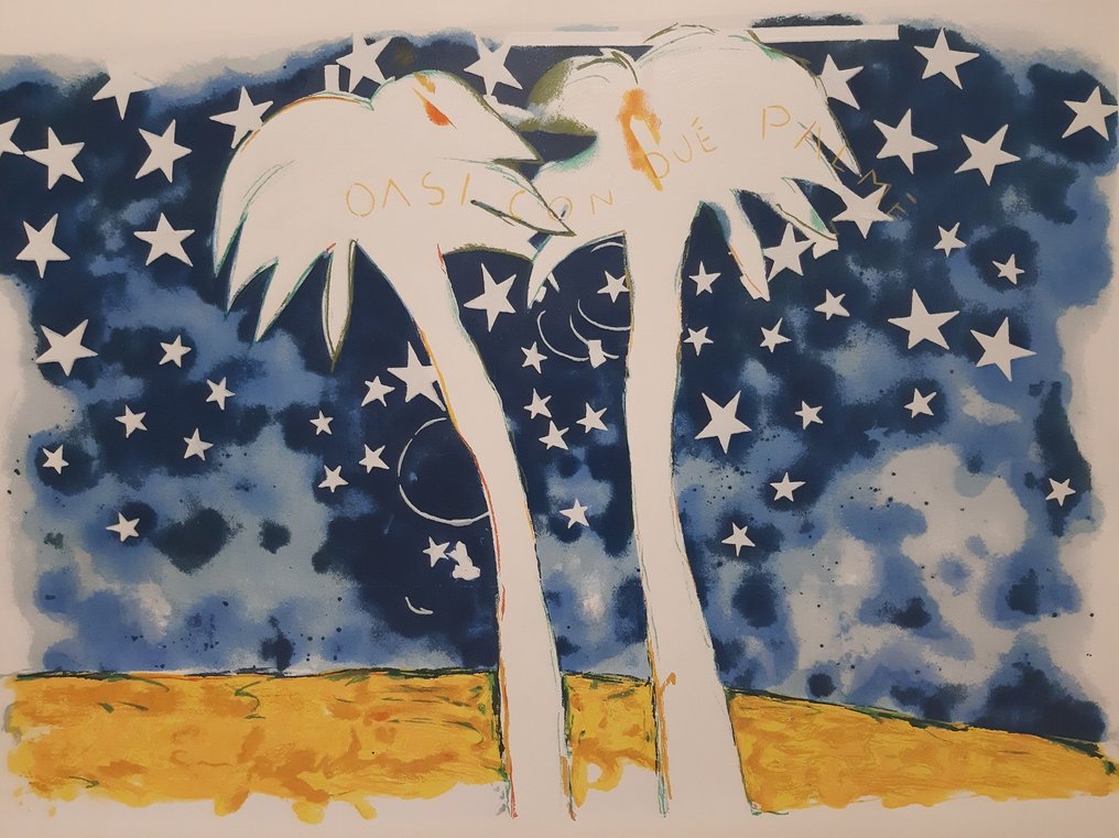 Mario Schifano (1934-1998) - Oasi Stellata #1.0