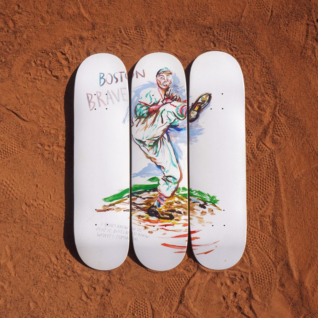 Raymond Pettibon (1957) - No Title (Boston Brave), 2017 #1.0