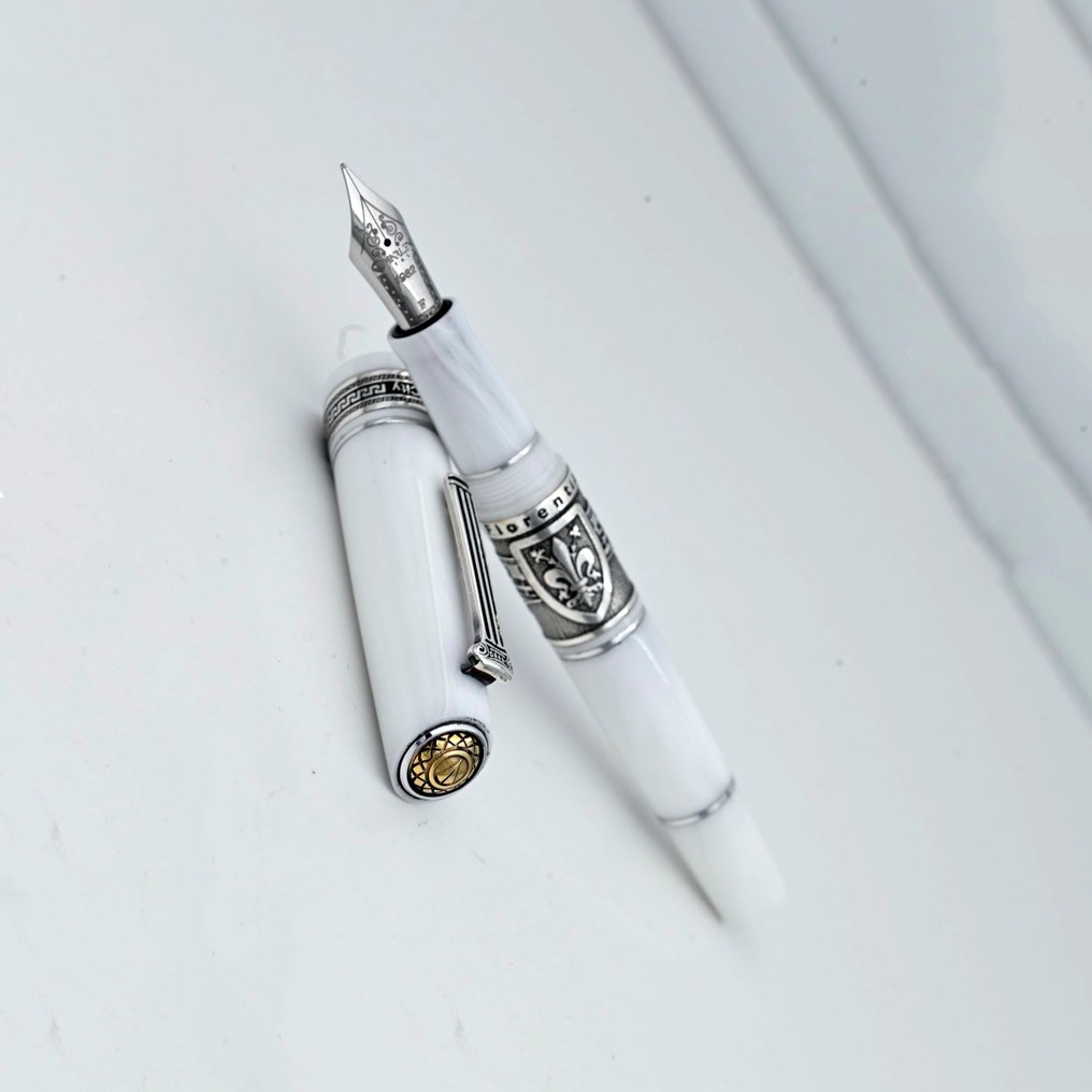 Marlen - Antiche Città Italiane: Firenze - Edizione Numerata in Resina e Argento - Fyldepen #1.0