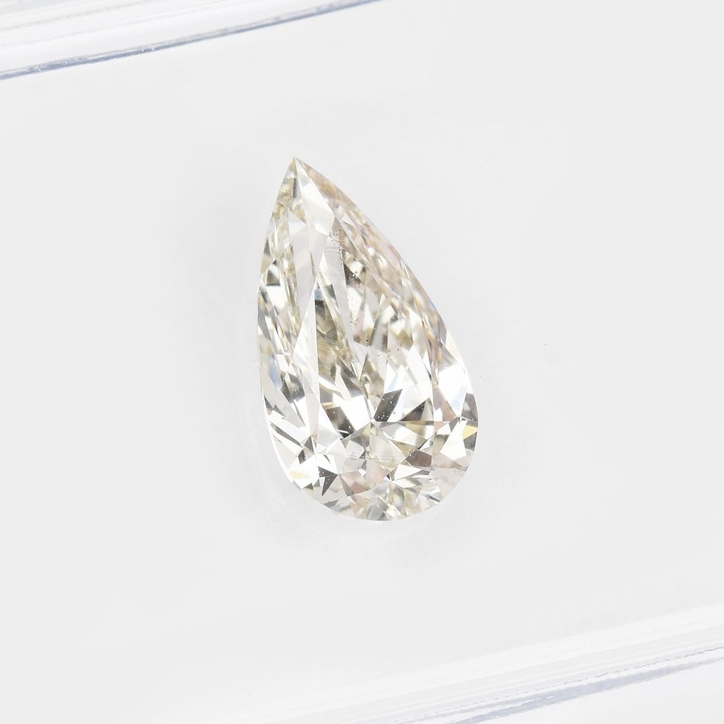 1 pcs Διαμάντι (Φυσικό) - 0.70 ct - Αχλάδι - L - SI1 - International Gemological Institute (IGI) #1.0