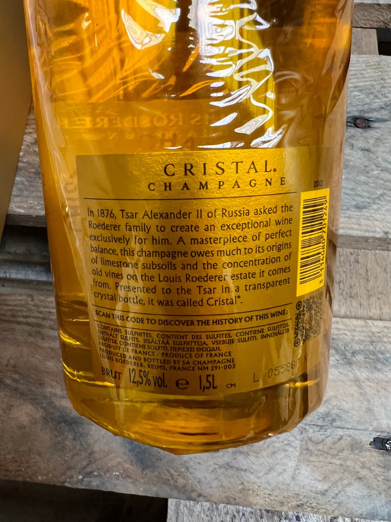 2012 Louis Roederer, Cristal - 香槟地 Grand Cru - 1 马格南瓶 (1.5L) #3.2