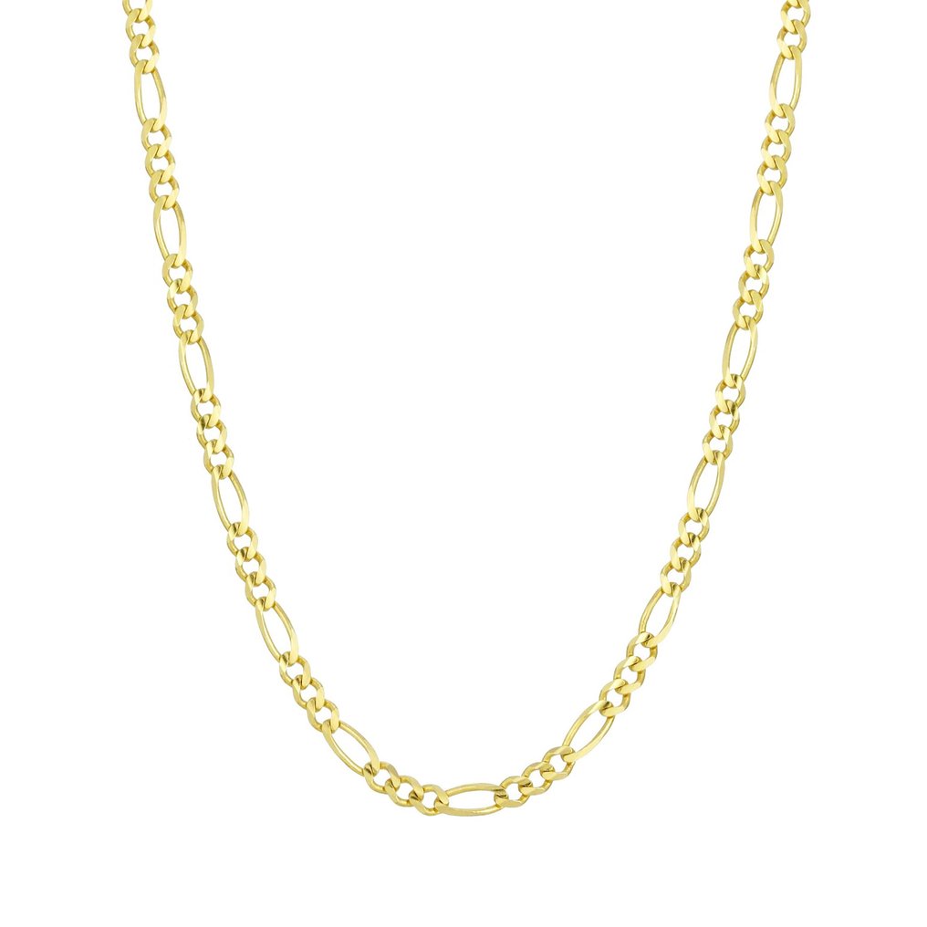 Handmade - Αλυσίδα - 14 καράτια Κίτρινο χρυσό - Figaro Chain - 2,40 mm #1.0