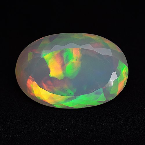 1 pcs Weiß, mehrfarbig Opal - 16.08 ct - Asian Institute of Gemological Sciences (AIGS) - Schöner Opal #1.0