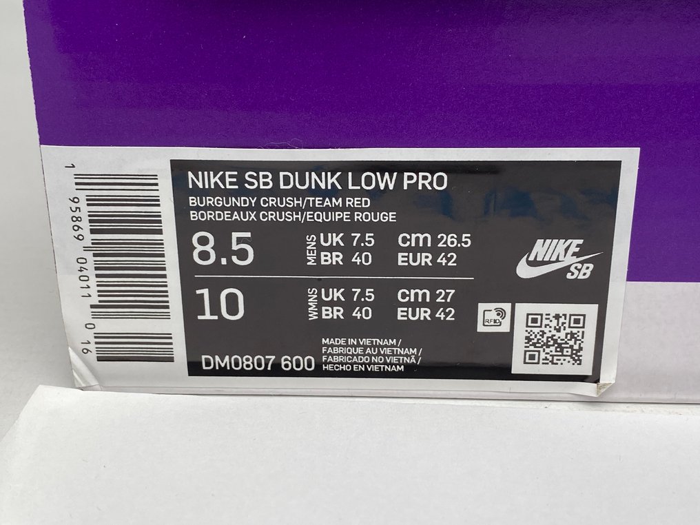 Nike SB - Dunk Low - Sneakers - Size: EU 42 - New with tags #1.0